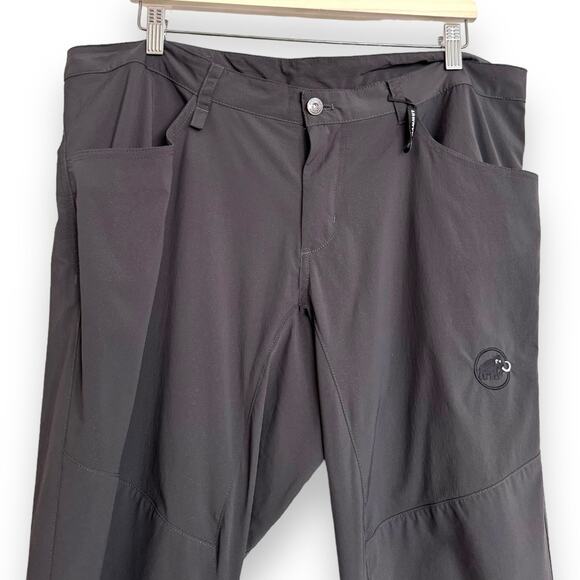 Mammut Dark Gray Light Weight Hiking Outdoor Pants Men's Size EU 56 US 40 - Picture 3 of 14